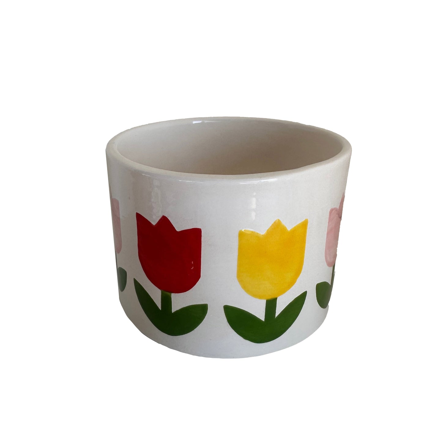 Tulip Fever Hand Poured Candle & Vase - choice of colors
