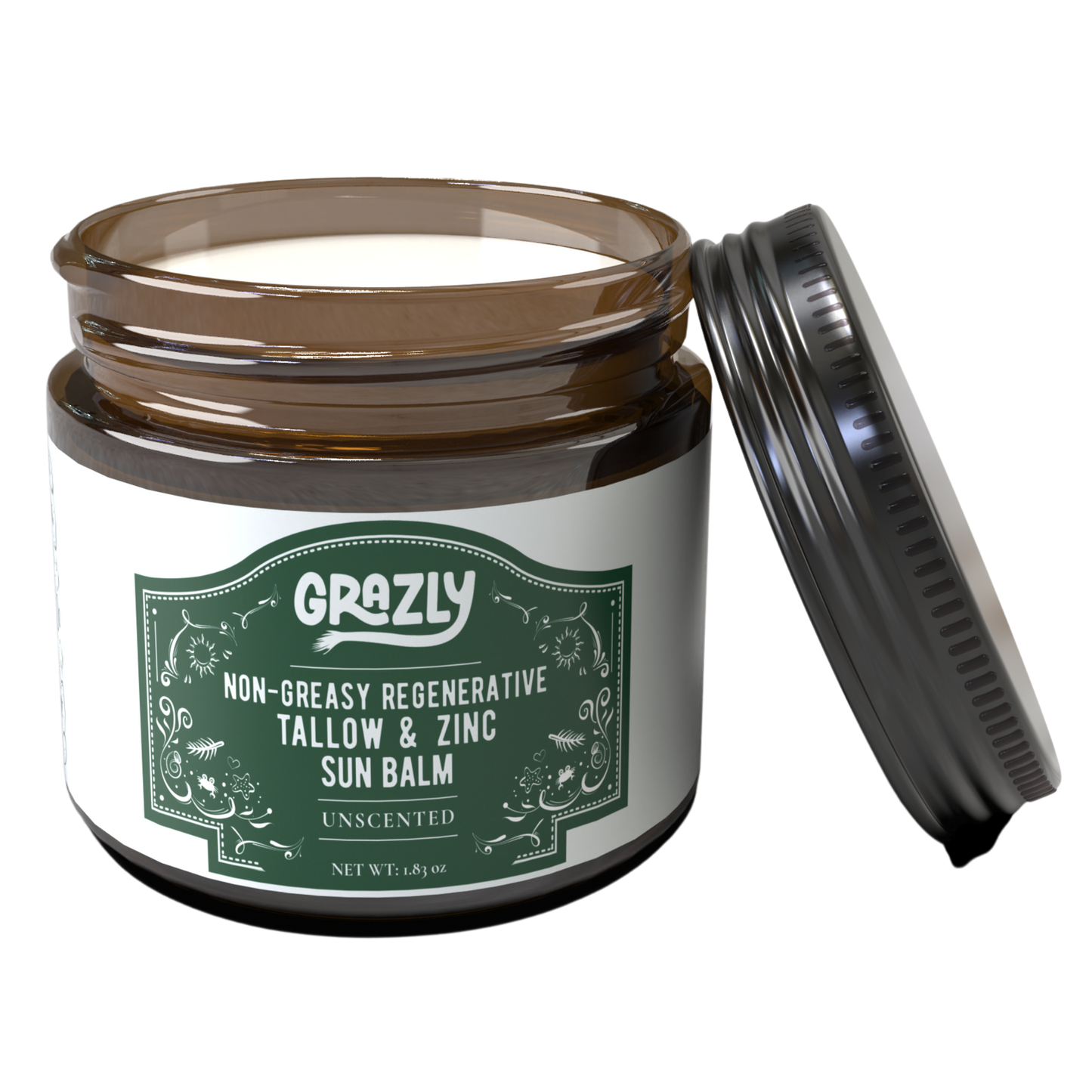 Grazly Regenerative Tallow & Zinc Sun Balm