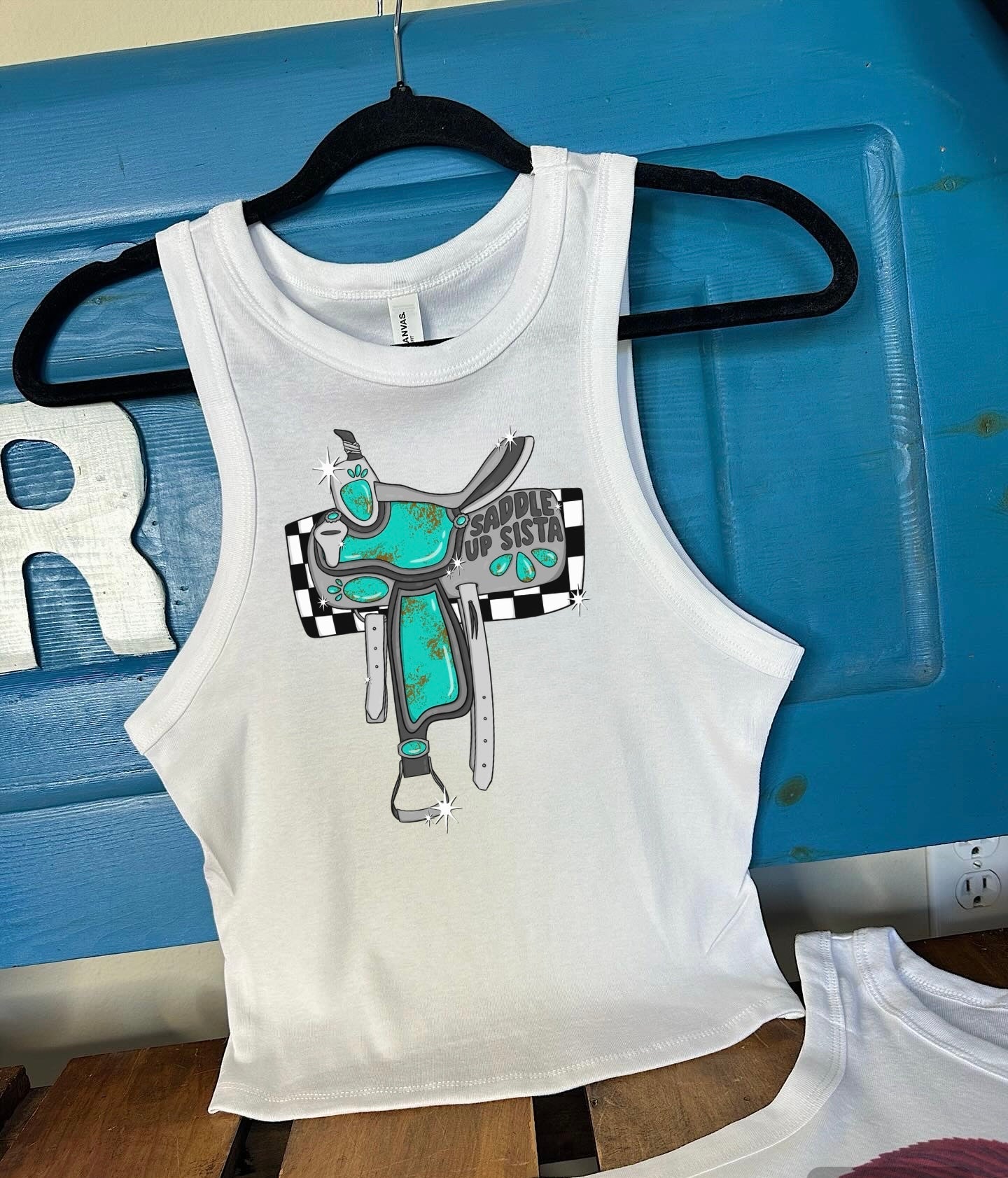 Saddle Up Sista Cropped Tank