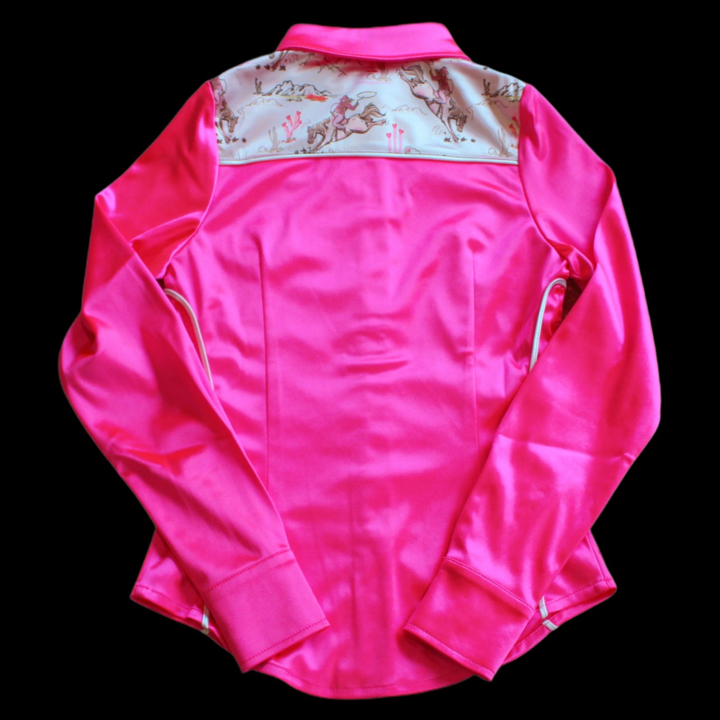 Let Er Buck Girls Luxury Western Pearl Snap Rodeo Shirt