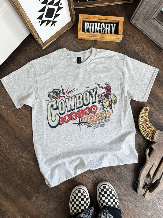 Cowboy Casino TEE or CREWNECK