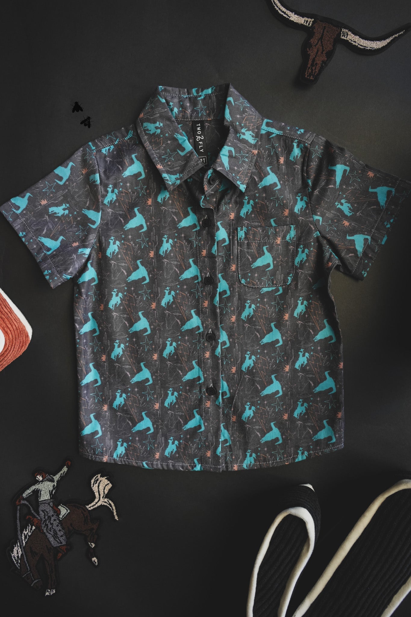 Cosmic Cowboy [Kids] Button Up