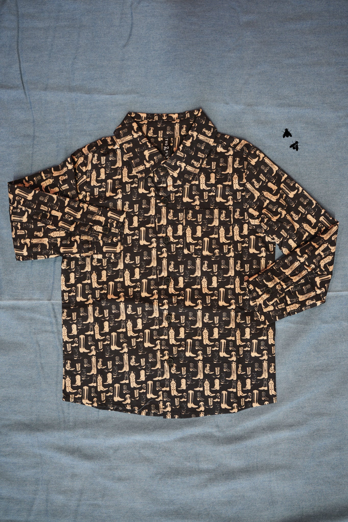 Cut A Rug L/S Kids Button Up