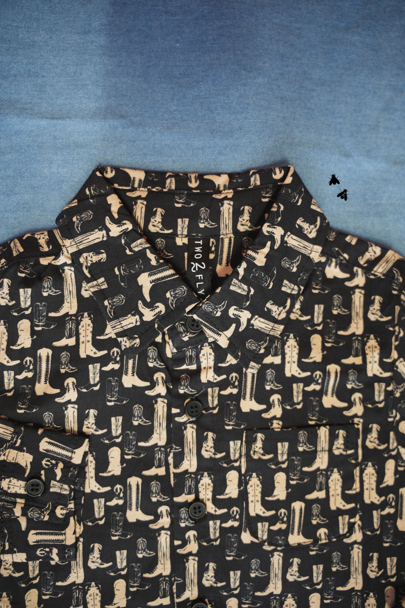 Cut A Rug L/S Kids Button Up