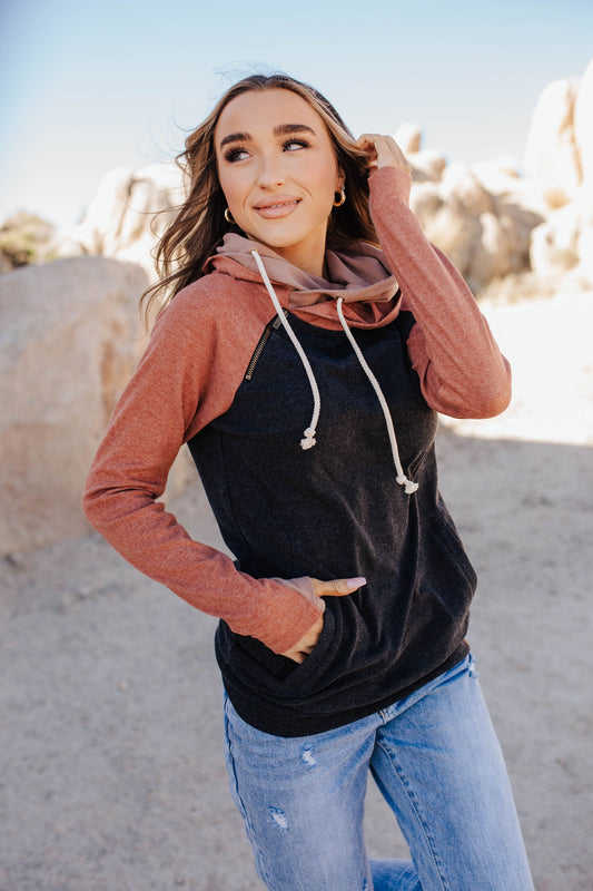 Ampersand Avenue DoubleHood™ Sweatshirt - Canyon Drive