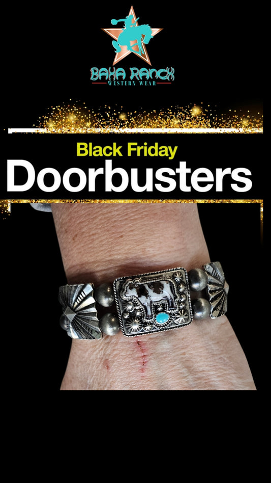 ***DOOR BUSTER*** Cow Bracelet