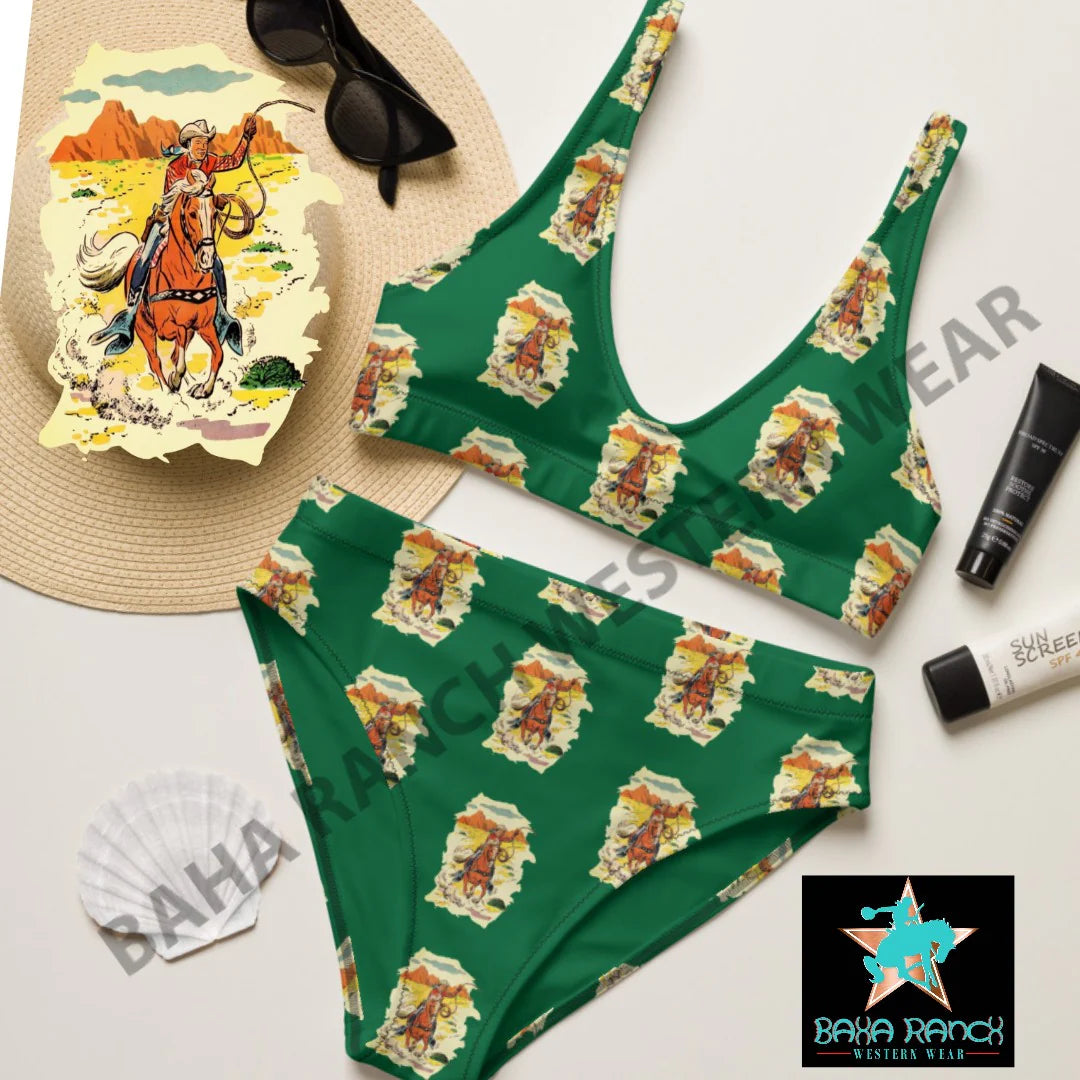 Yeehaw Vintage Cowboy Bikini XL