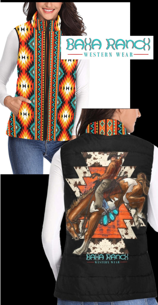 Aztec Bronc Puffy Vest