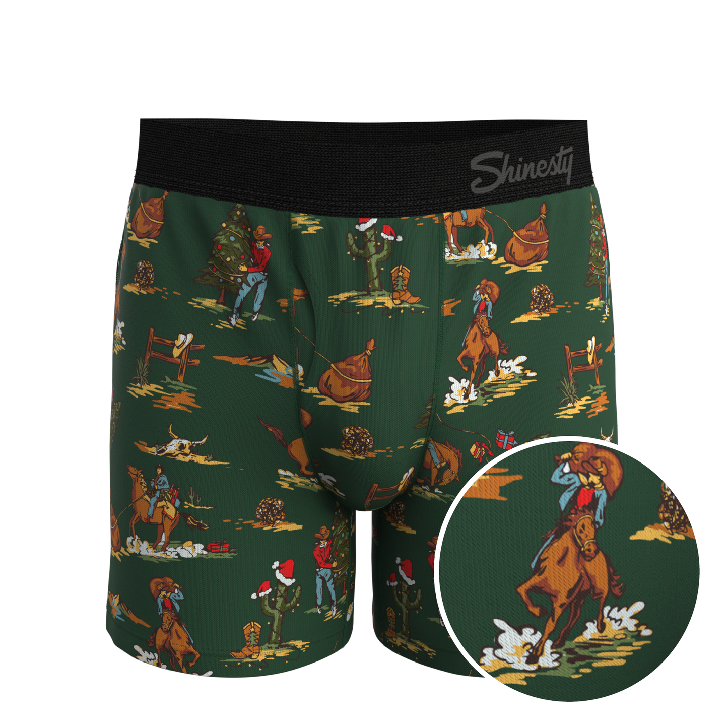 The Cowboy Christmas | Holiday Western Boxers