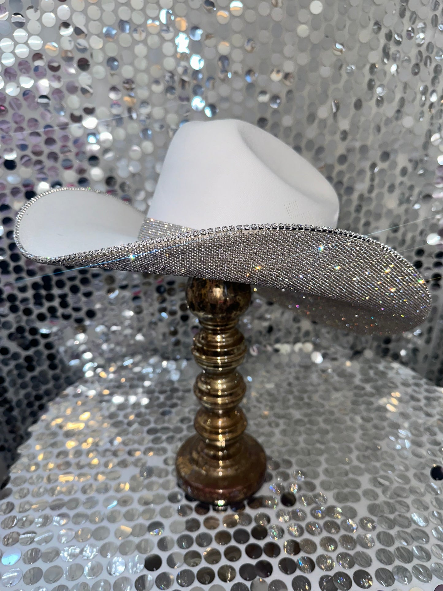 Rhinestone Cowgirl The original "Rhinestone Cowgirl" - underneath brim only