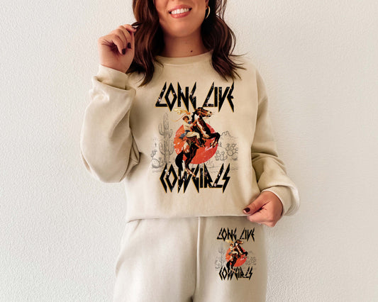 Long Live Cowgirls Sweatsuit - Sweatshirt or Sweatpants
