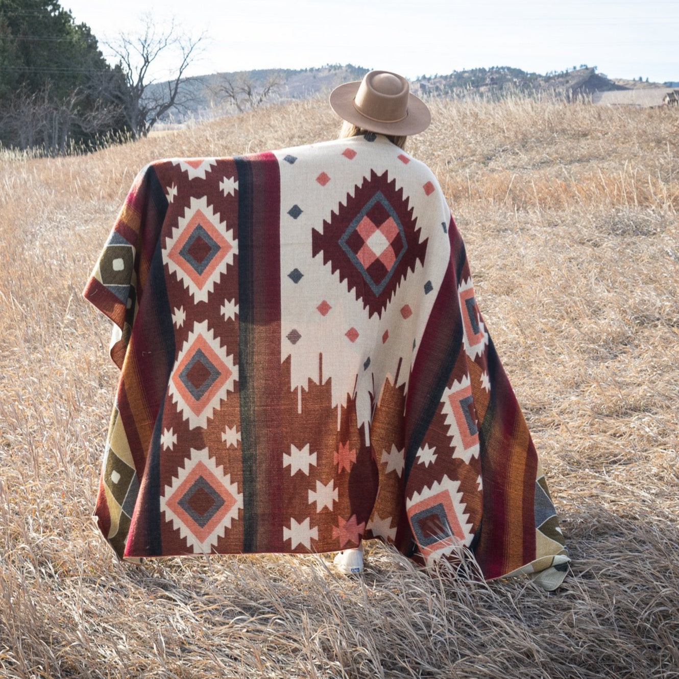 Alpaca Threadz Andean Alpaca Wool Blanket - Western