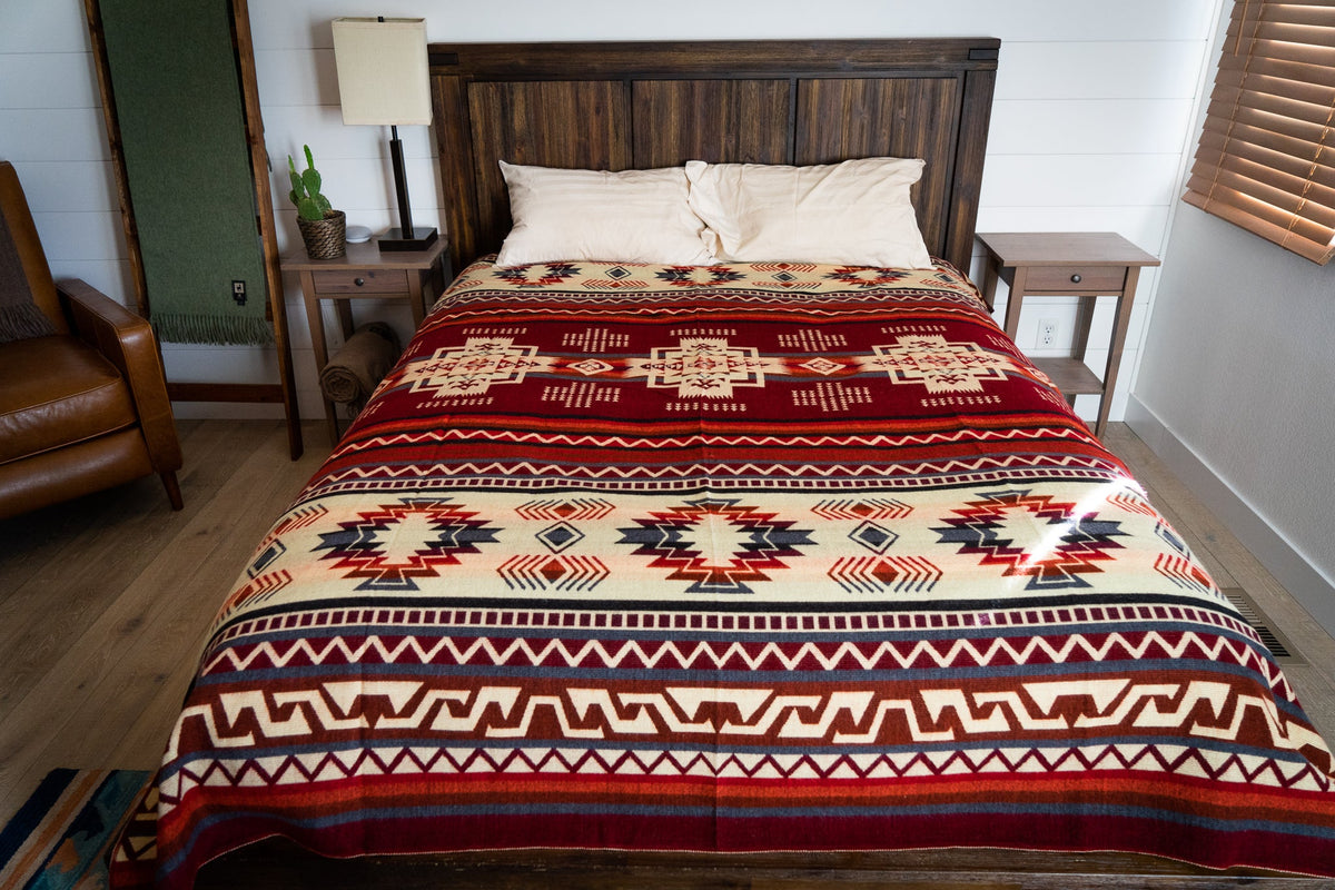 Alpaca Threadz Andean Alpaca Wool Blanket - Wildfire