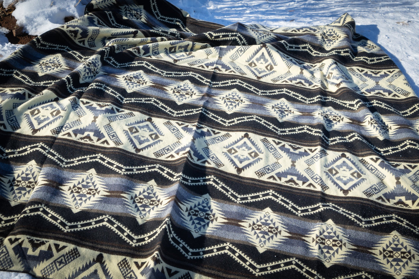 Alpaca Threadz Andean Alpaca Wool Blanket - Slate
