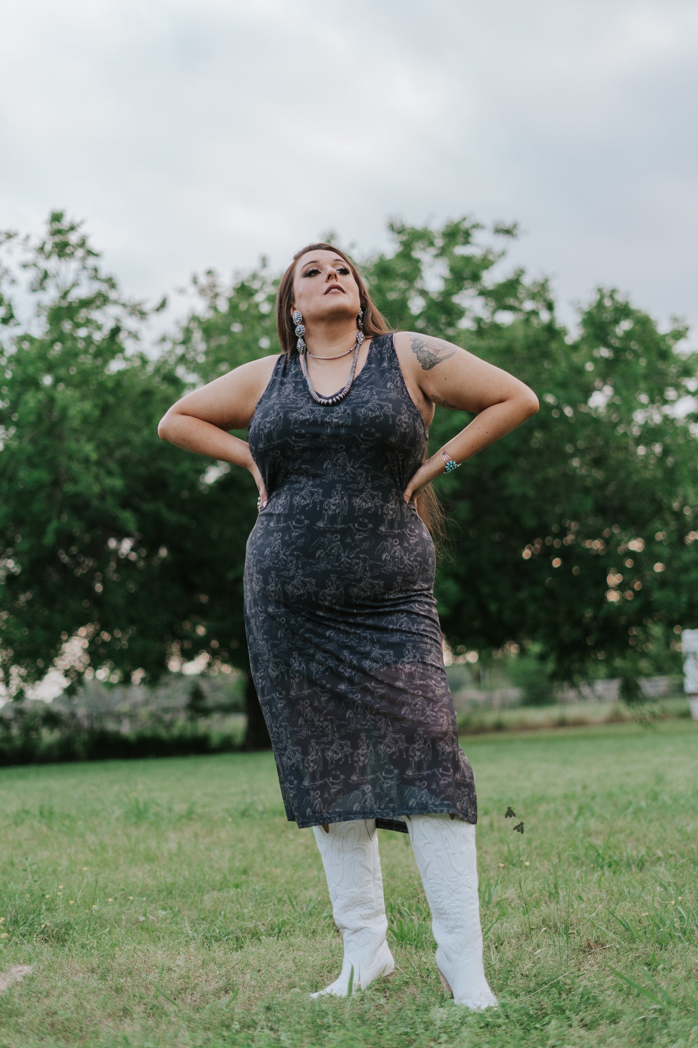 Thank You, Mesh Dress Cowboy