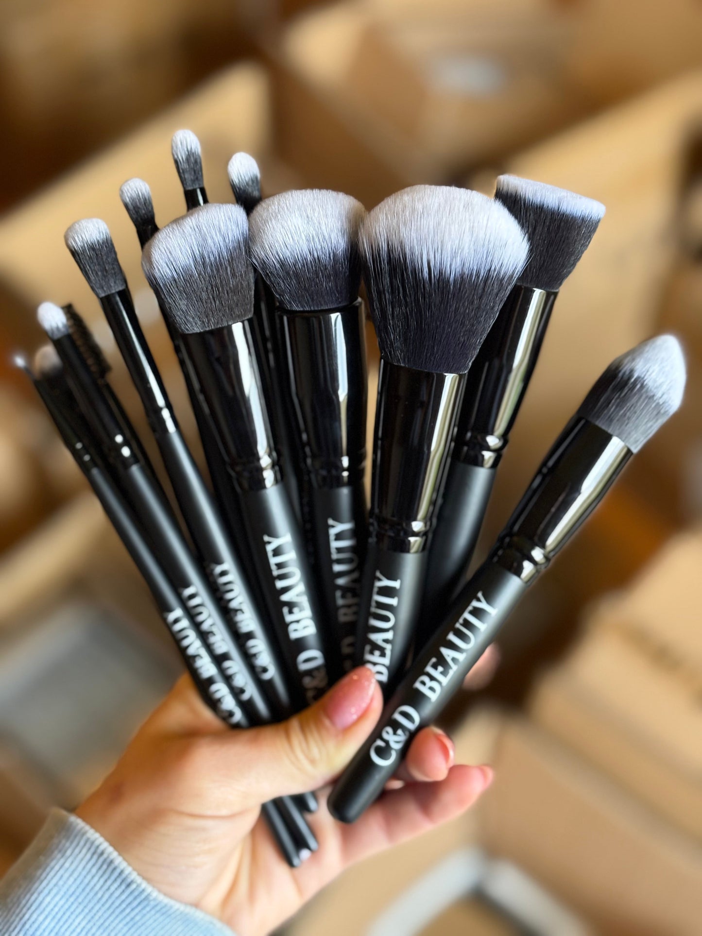 C & D Beauty Makeup Brush Set