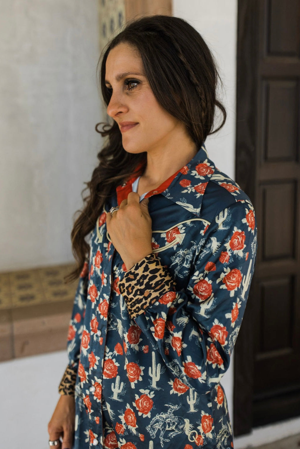 Rodeo Quincy Ride Sally Ride Button Up