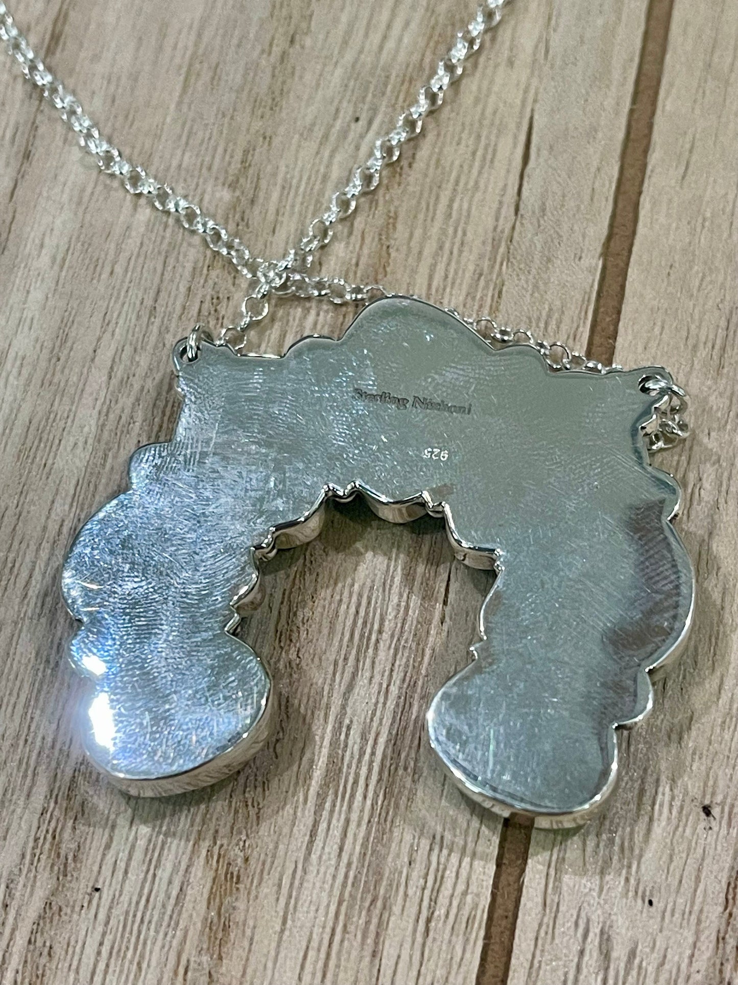 Beautiful Handmade Peacock Dahlia Naja Necklace