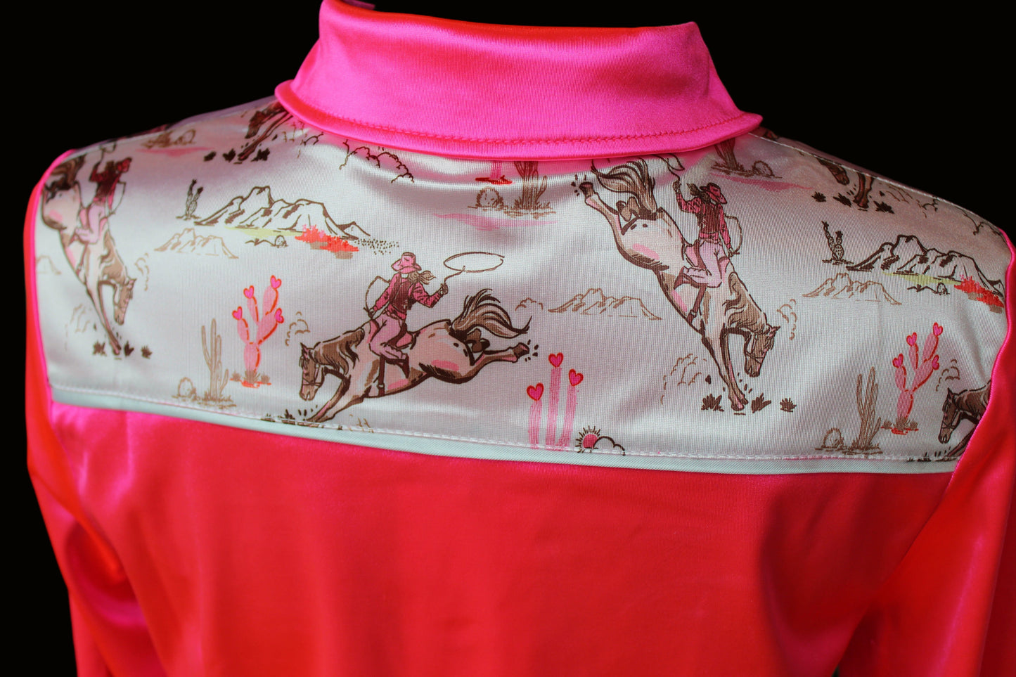 Let Er Buck Girls Luxury Western Pearl Snap Rodeo Shirt