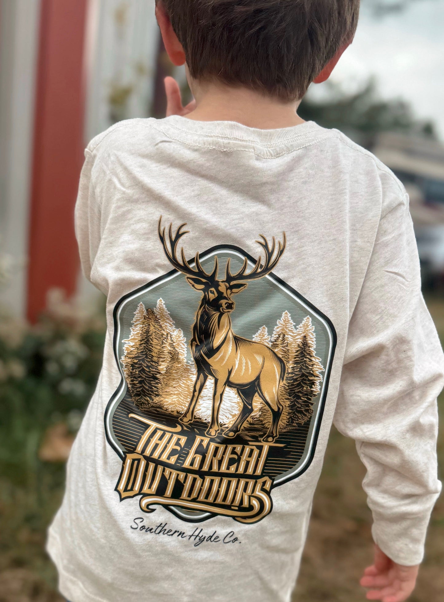 The Great Outdoors Long Sleeve Tee Children & Adult Sizes