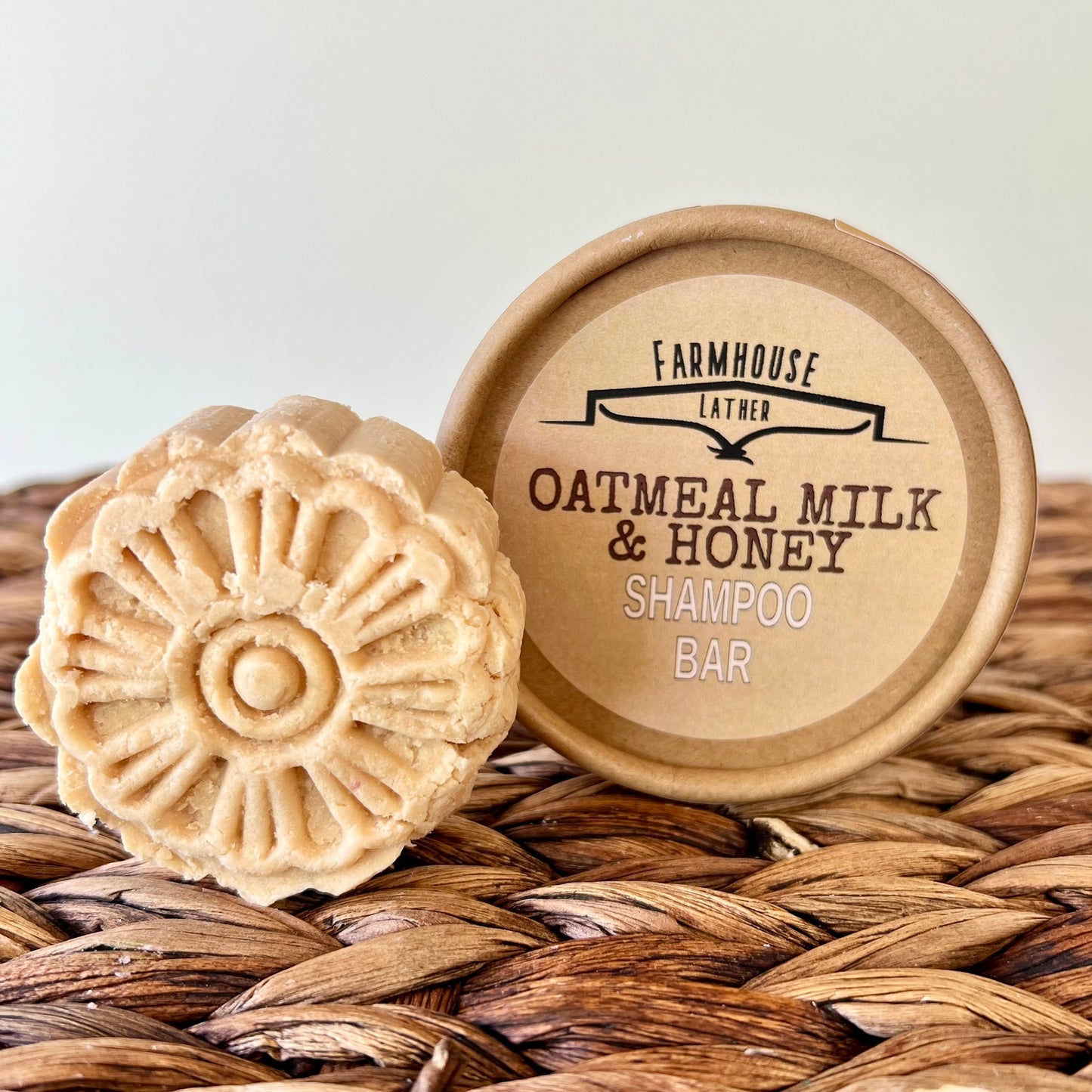 Farmhouse Lather Oatmeal Milk & Honey Shampoo Bar