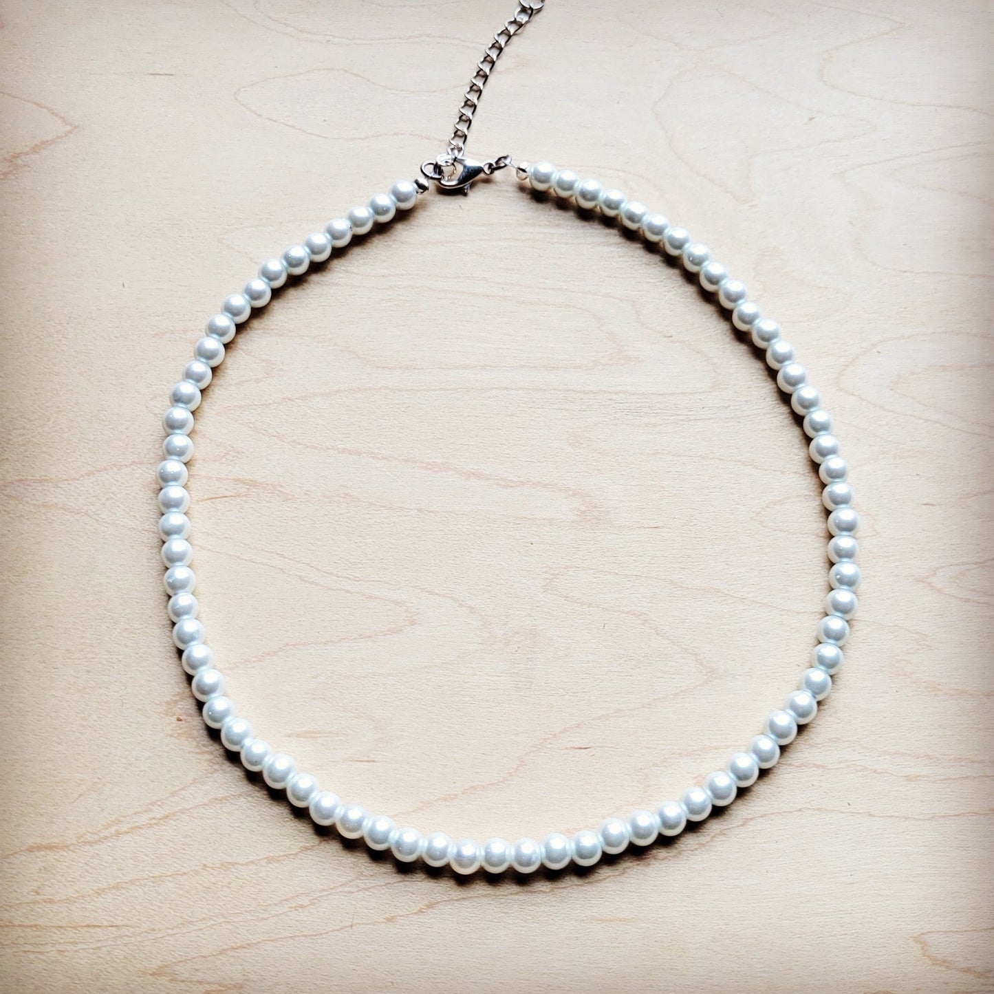 The Jewelry Junkie **Glass Pearl Collar Necklace Wedding Collection 259v