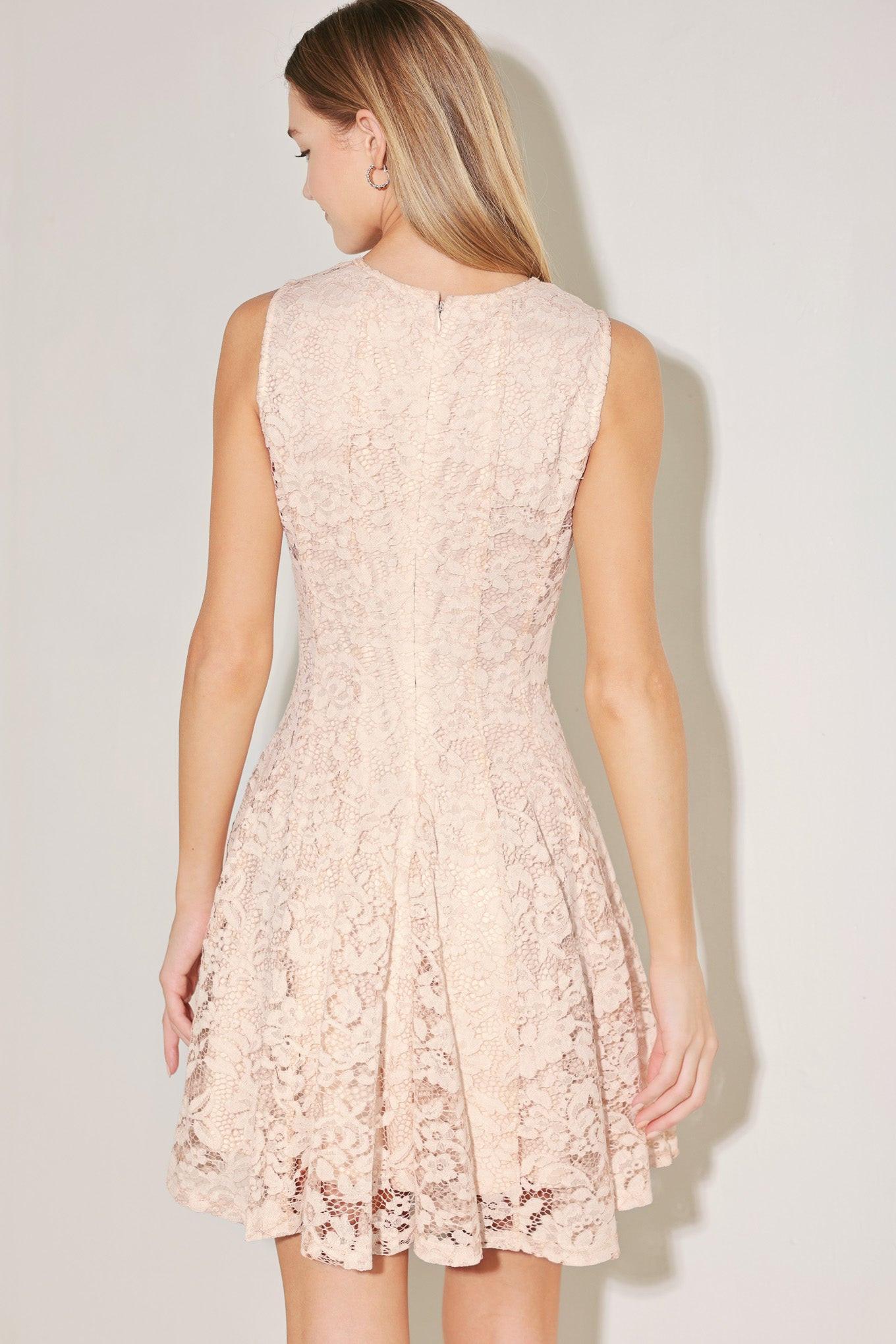 Flying Tomato Love Story Woven Lace Mini Dress
