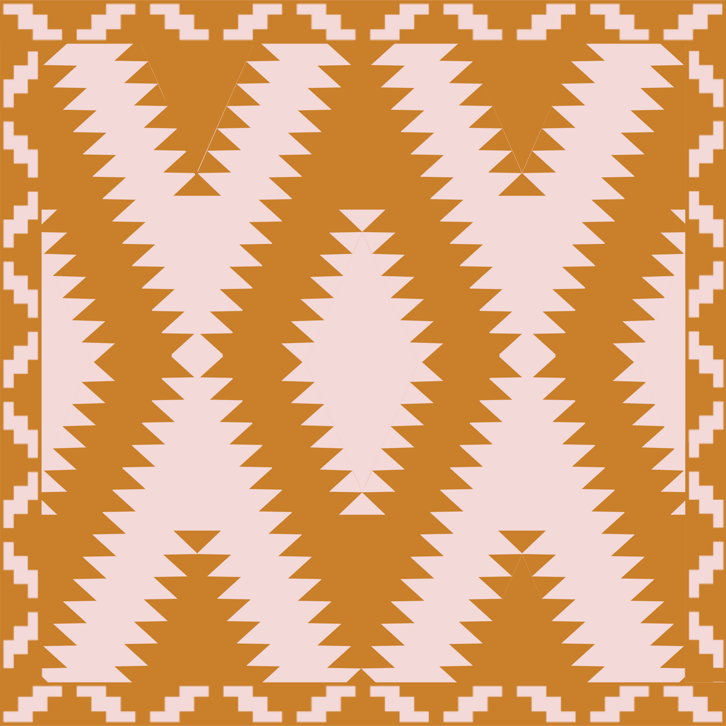 PINK + TERRACOTTA - YONDEROSA COLLECTION Baby Blanket Throw