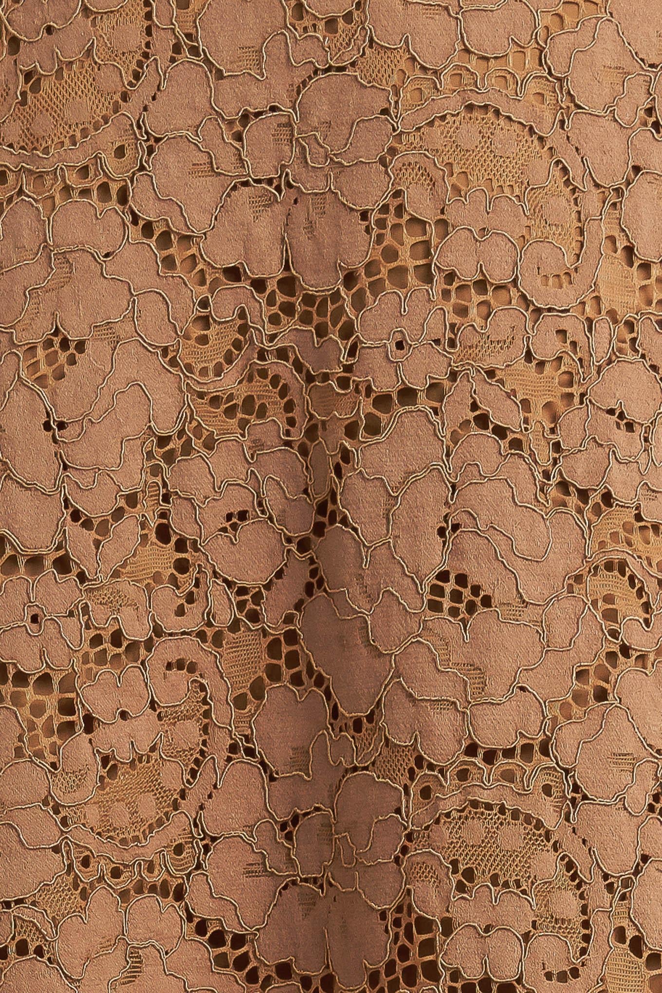 Flying Tomato Purely Romantic Woven Lace Midi Skirt