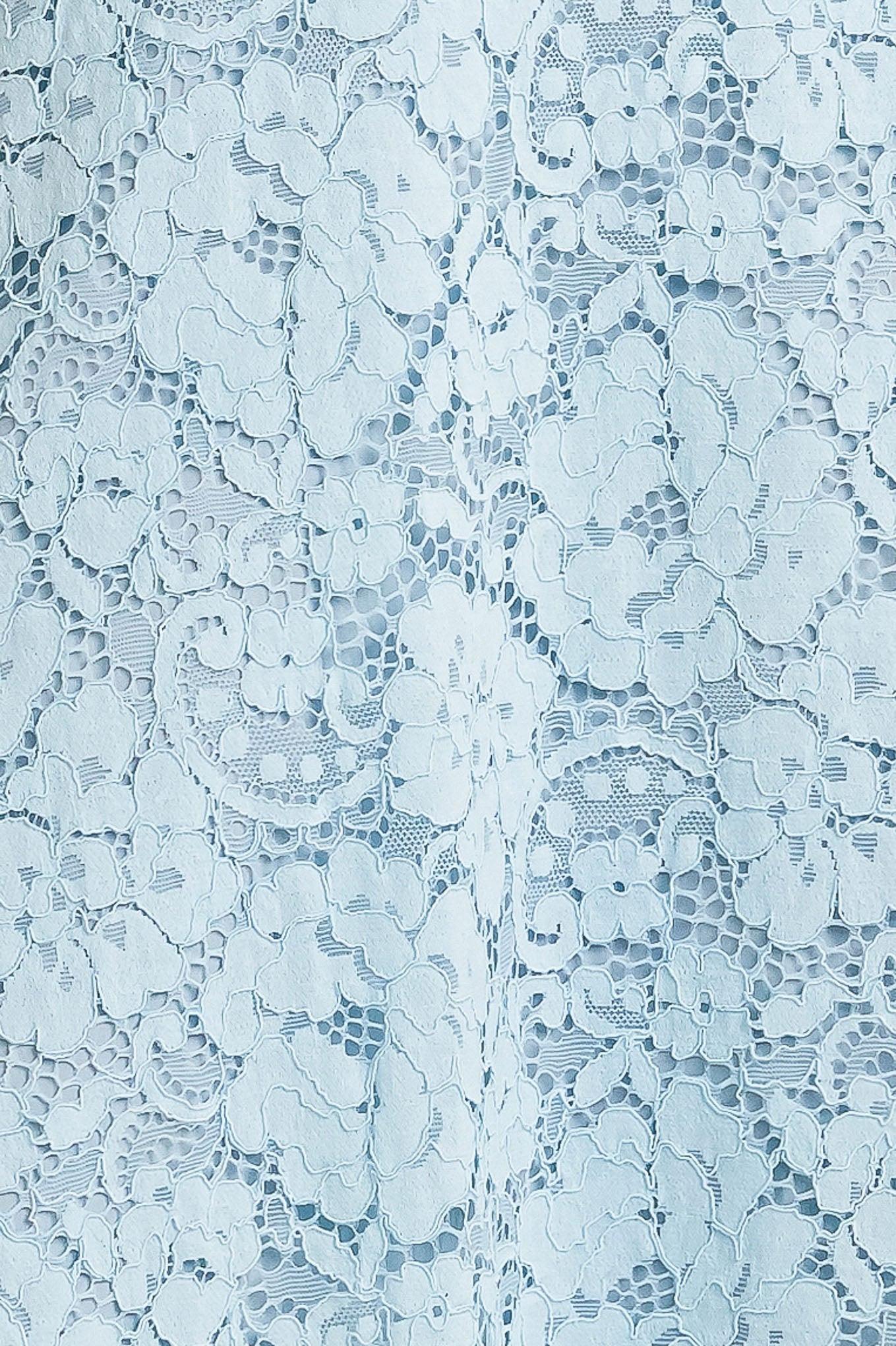 Flying Tomato Purely Romantic Woven Lace Midi Skirt