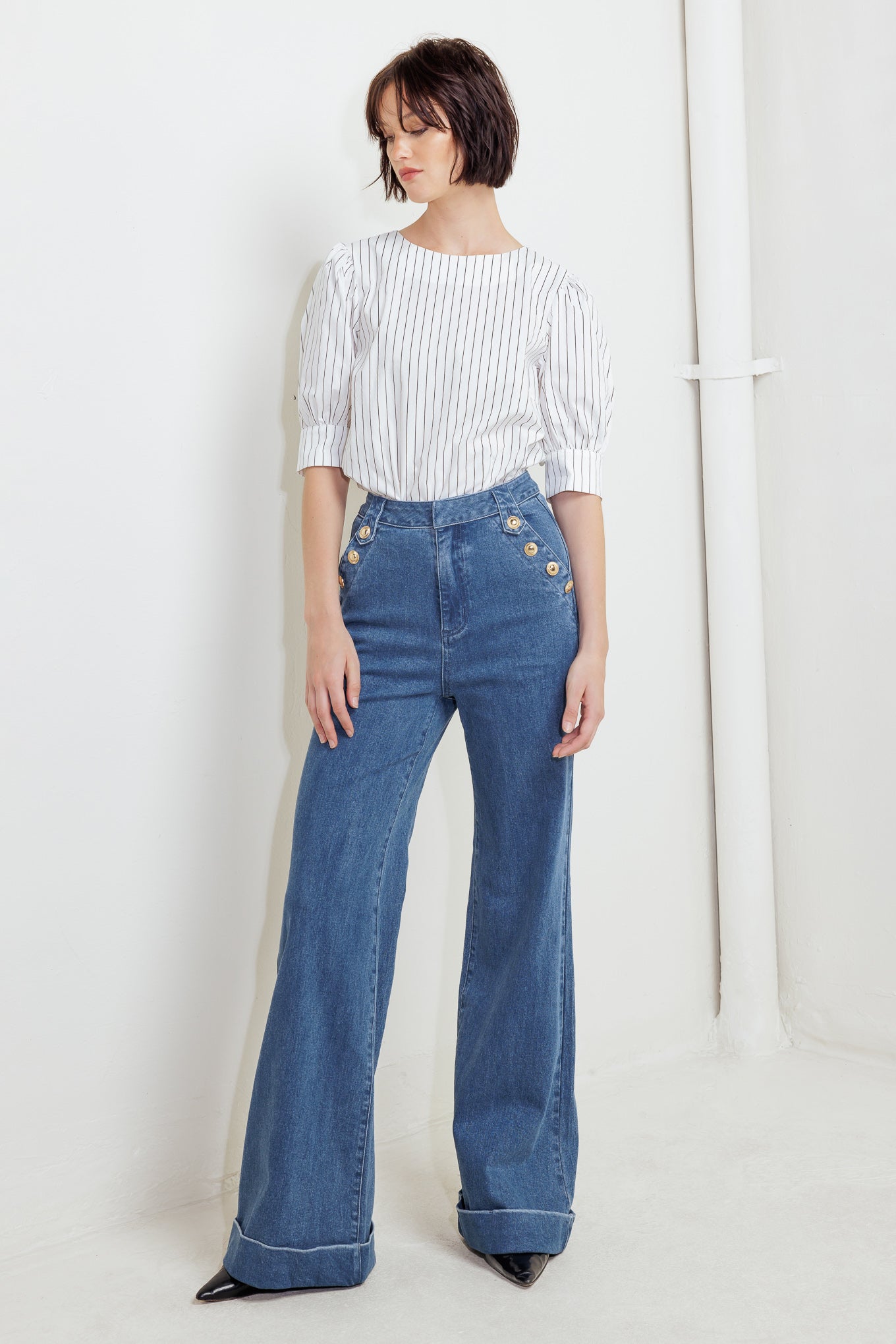 Flying Tomato Nostalgia Field Denim Pants