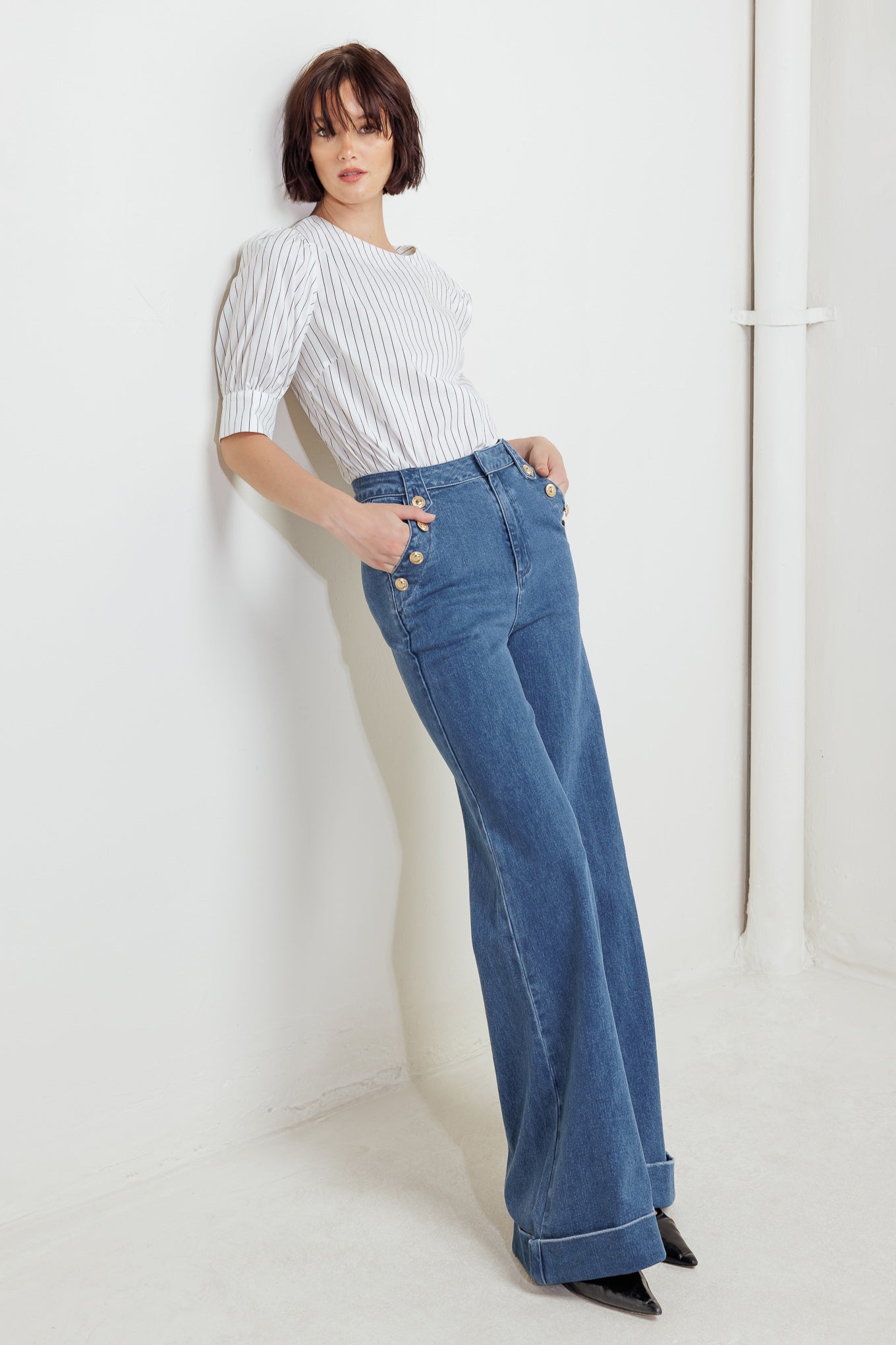 Flying Tomato Nostalgia Field Denim Pants