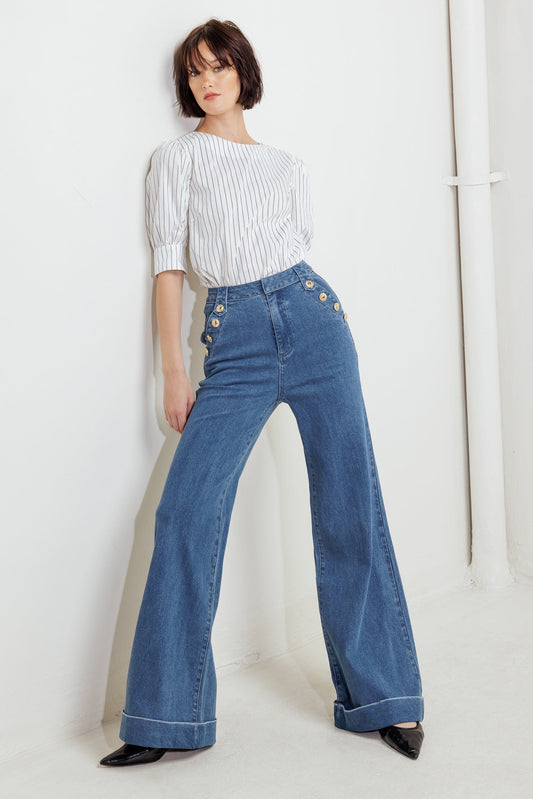 Flying Tomato Nostalgia Field Denim Pants