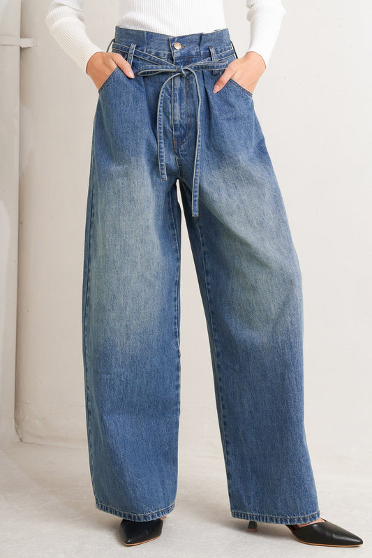 Flying Tomato Everyday Cinch Denim Pants