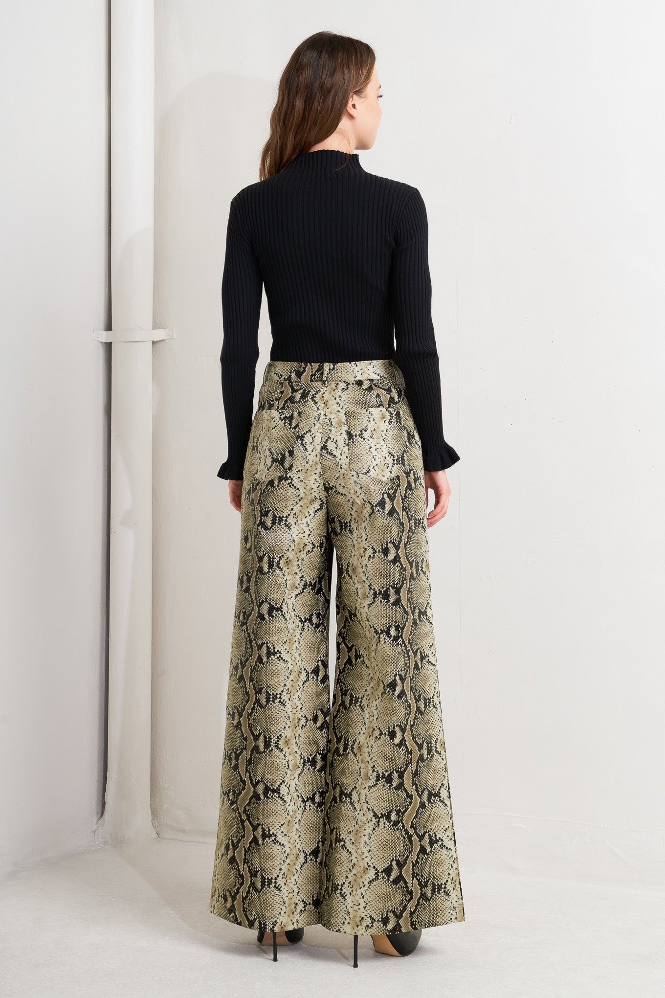 Flying Tomato Glam Venom Faux Leather Pants