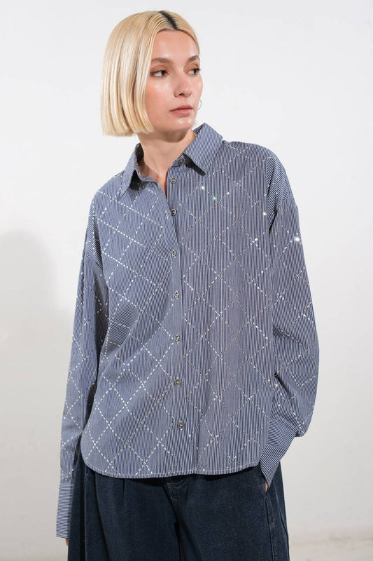 Flying Tomato Graceful Appearance Woven Top