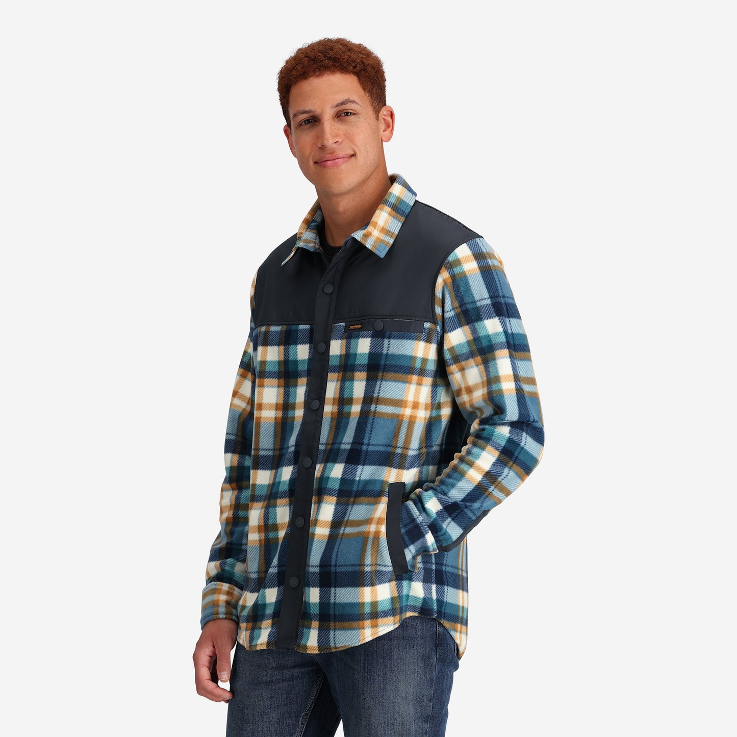 YoColorado Men's Nomad Fleece Snap Jacket - Plaid