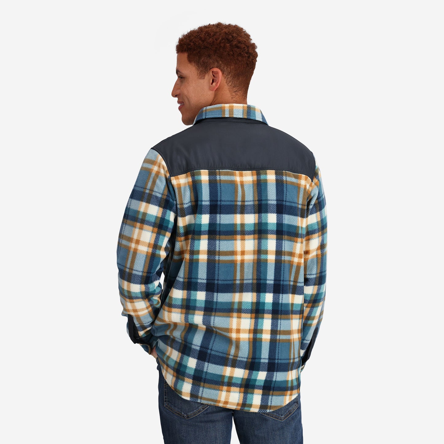 YoColorado Men's Nomad Fleece Snap Jacket - Plaid