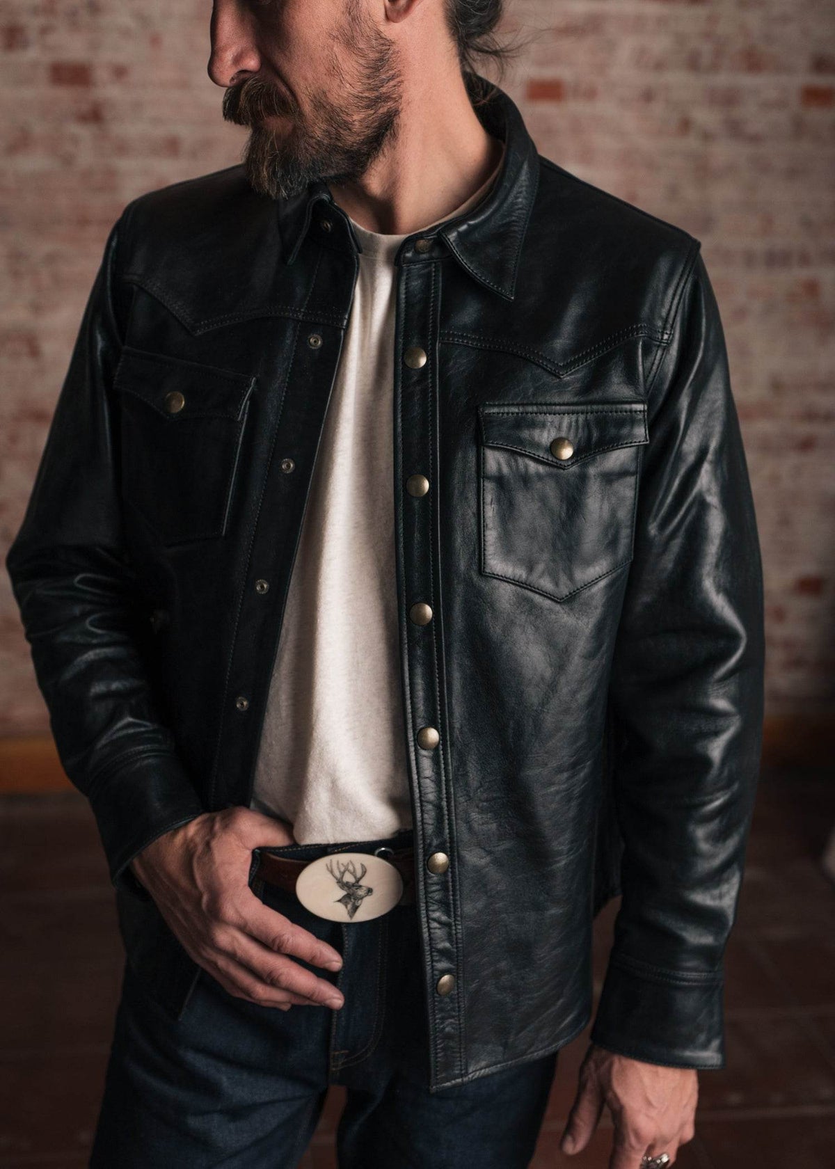 Fence Horse Hide Shirt