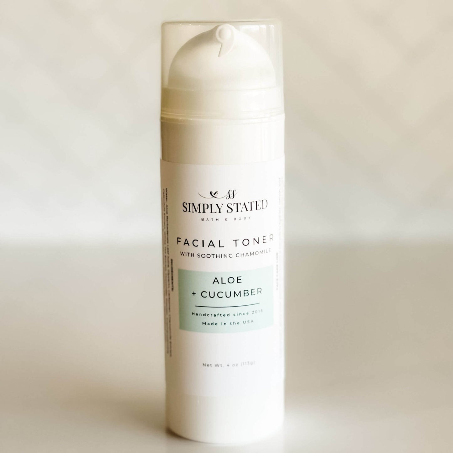 Simply Stated Gelled Facial Toner with Aloe & Cucumber