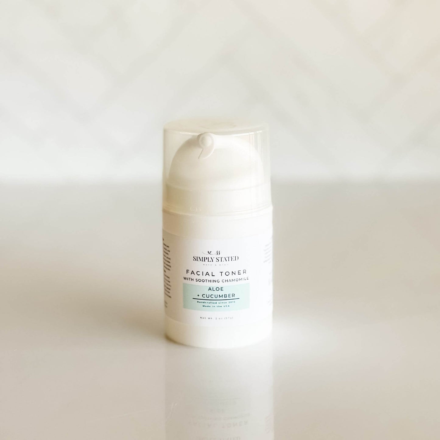 Simply Stated Gelled Facial Toner with Aloe & Cucumber