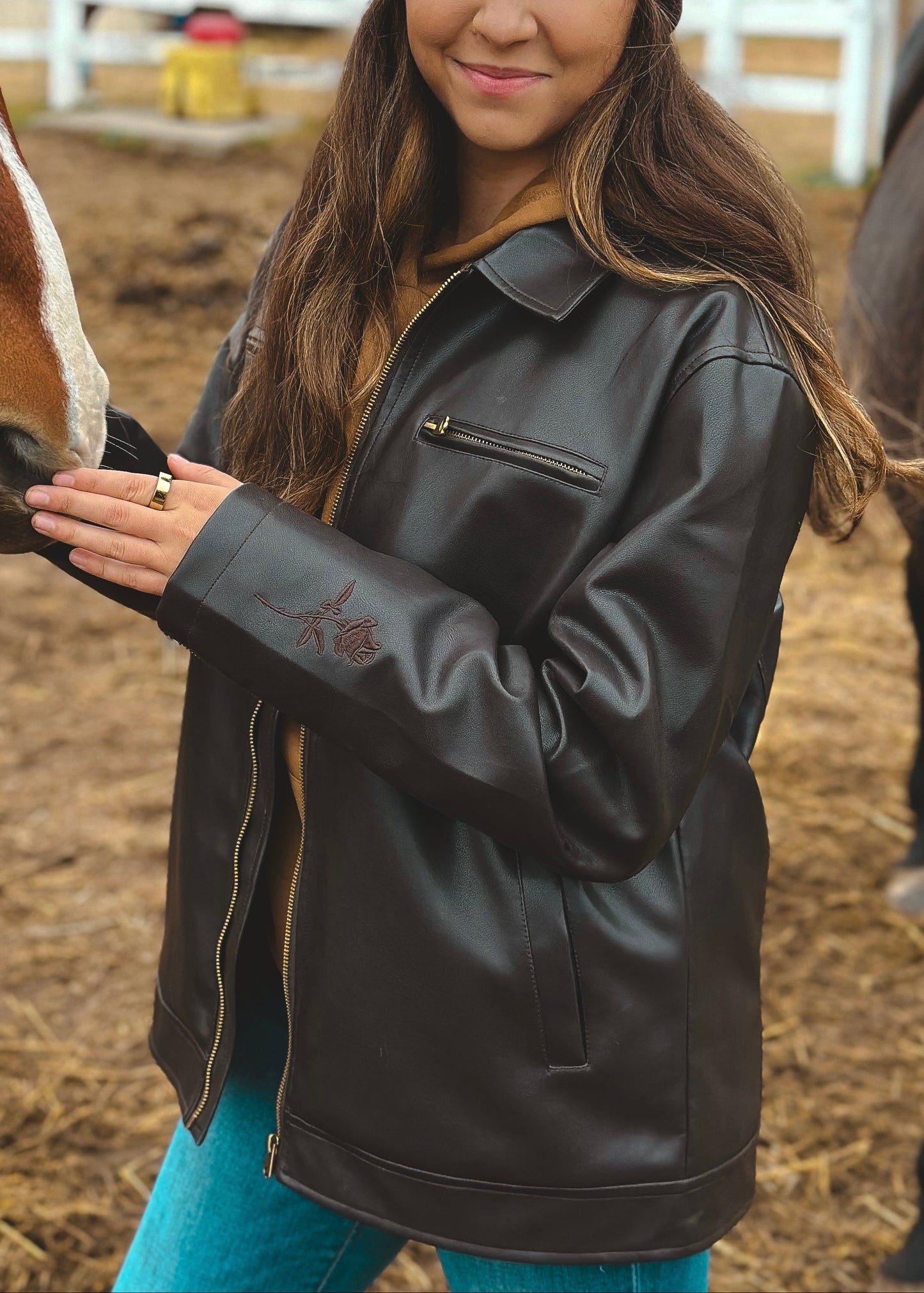 Leather Rodeo Jacket