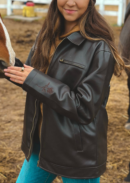 Leather Rodeo Jacket