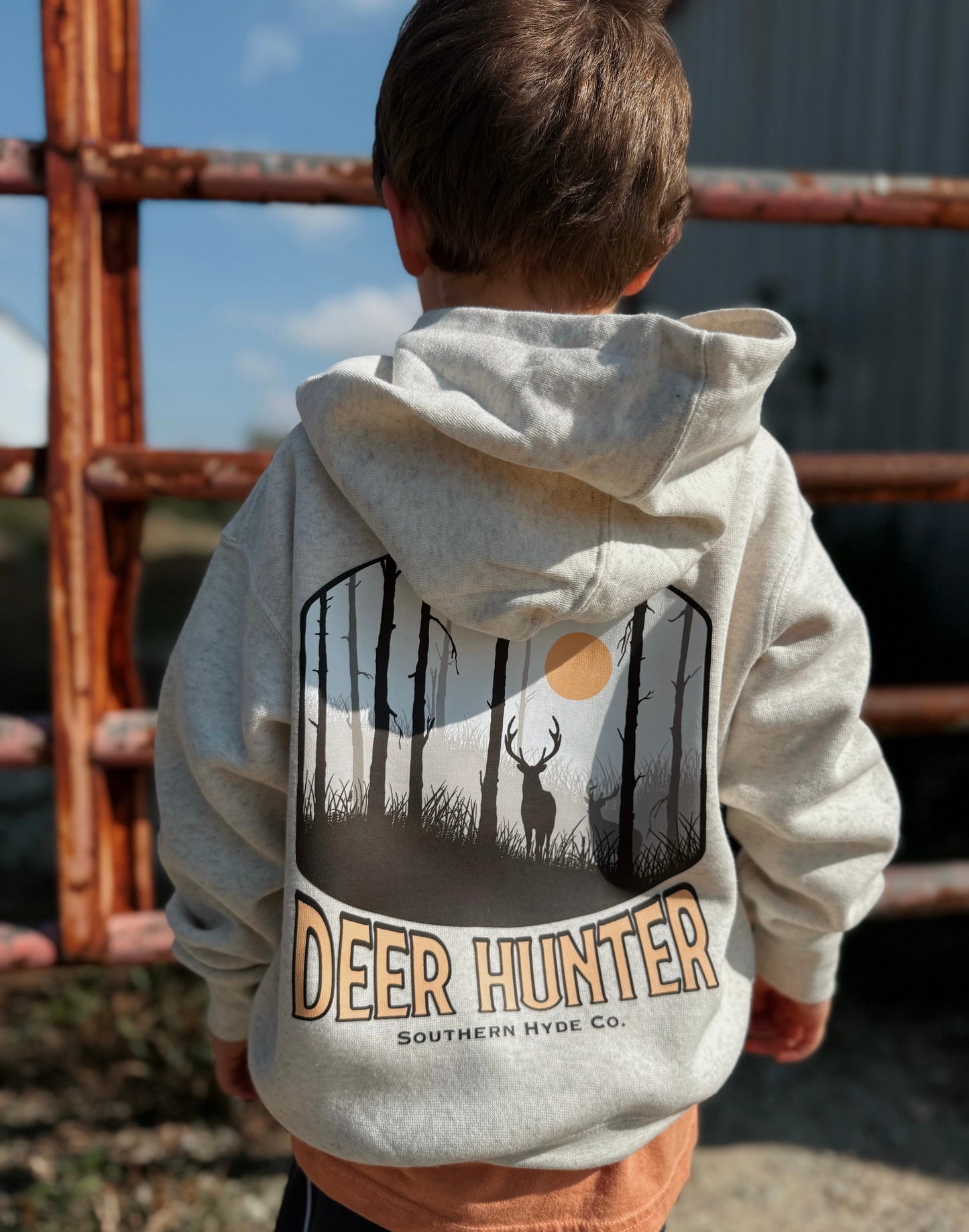 Deer Hunter Hoodie Children and Adult sizes