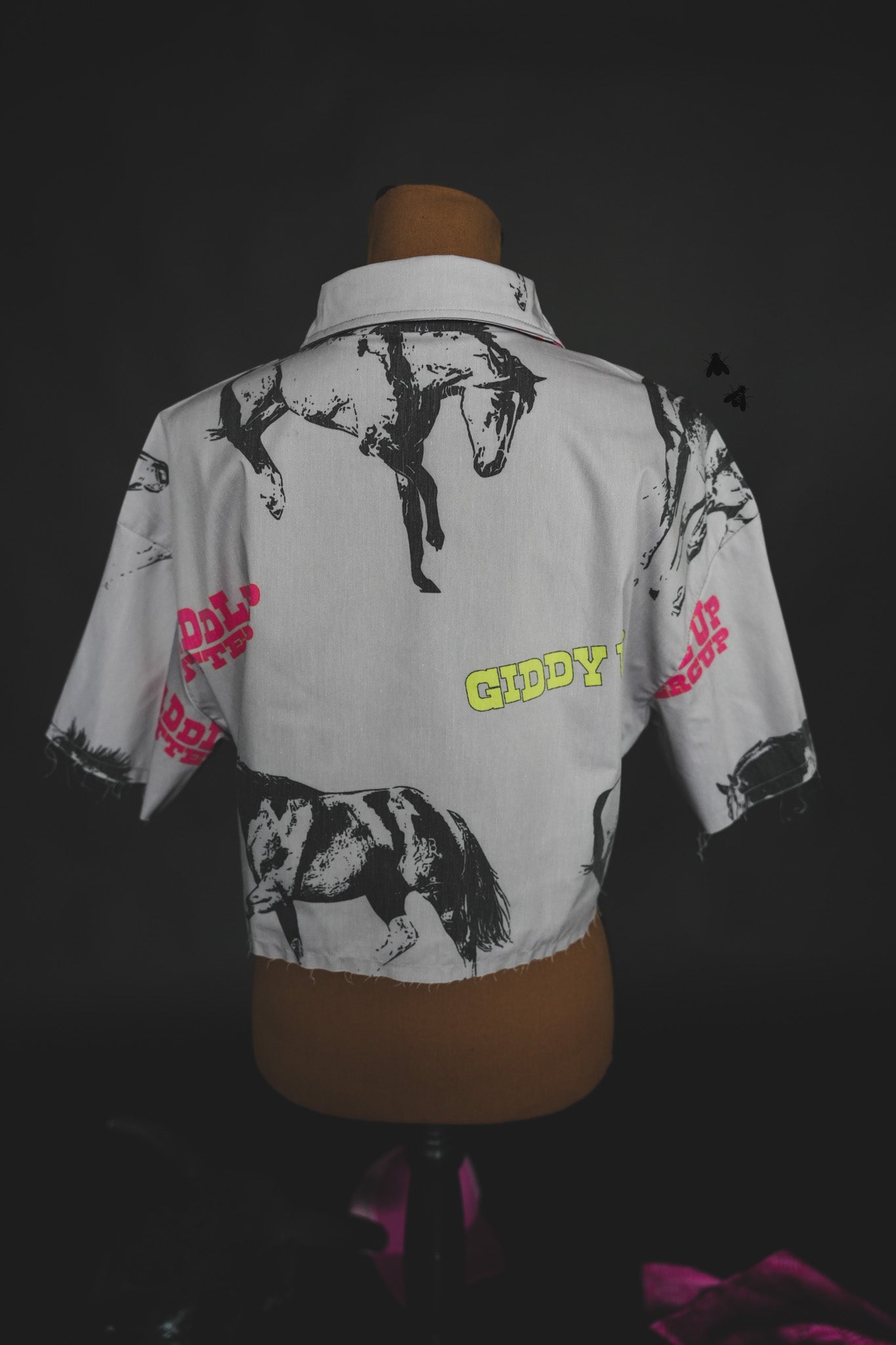 Giddy Up Crop Button Up