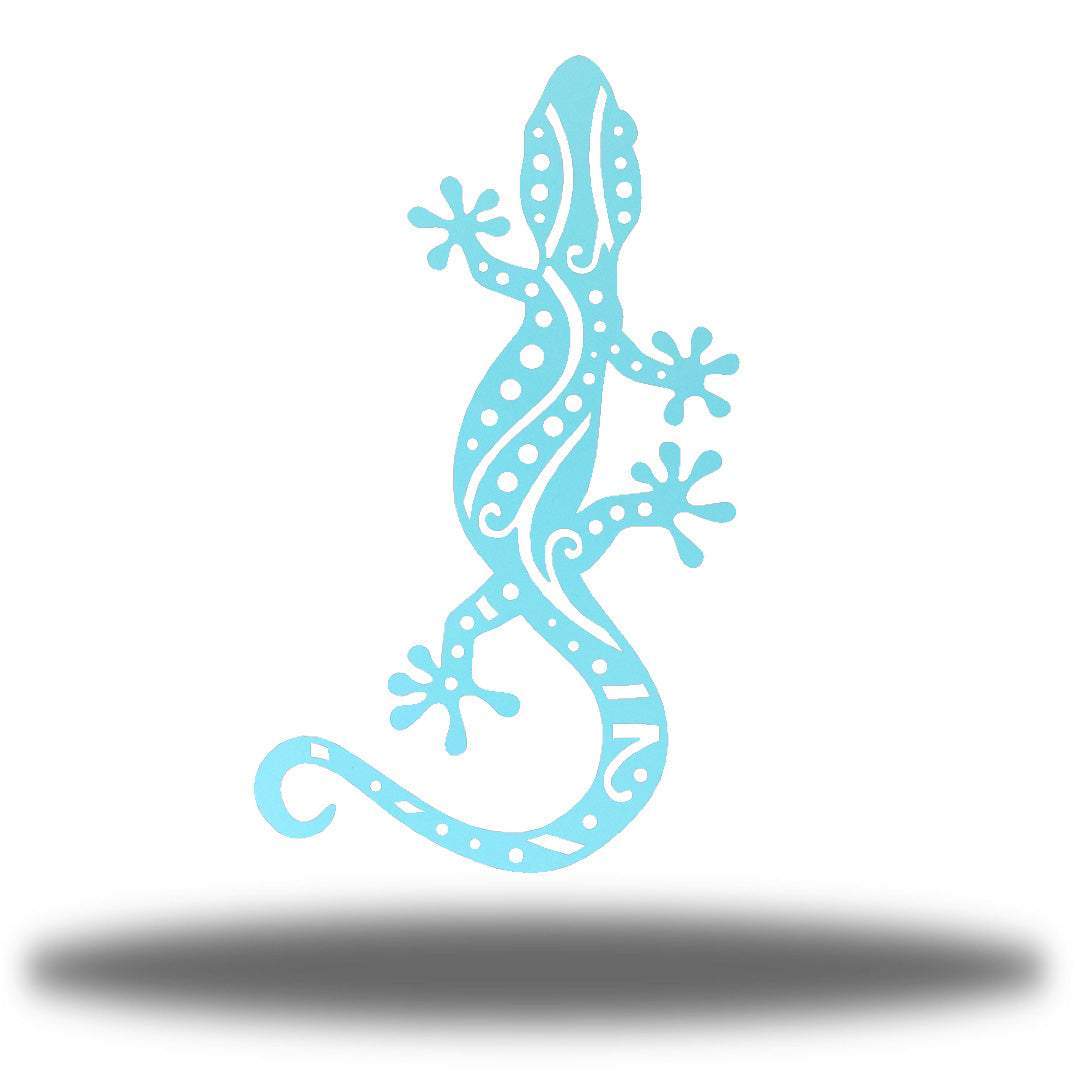 Gecko Fiber Laser Powder Coated Wall Art - Choice of Colors - Made in America