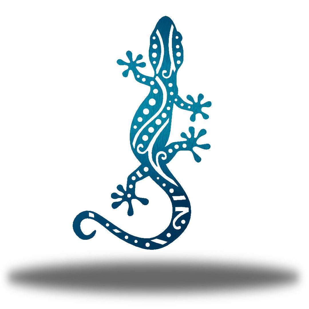Gecko Fiber Laser Powder Coated Wall Art - Choice of Colors - Made in America