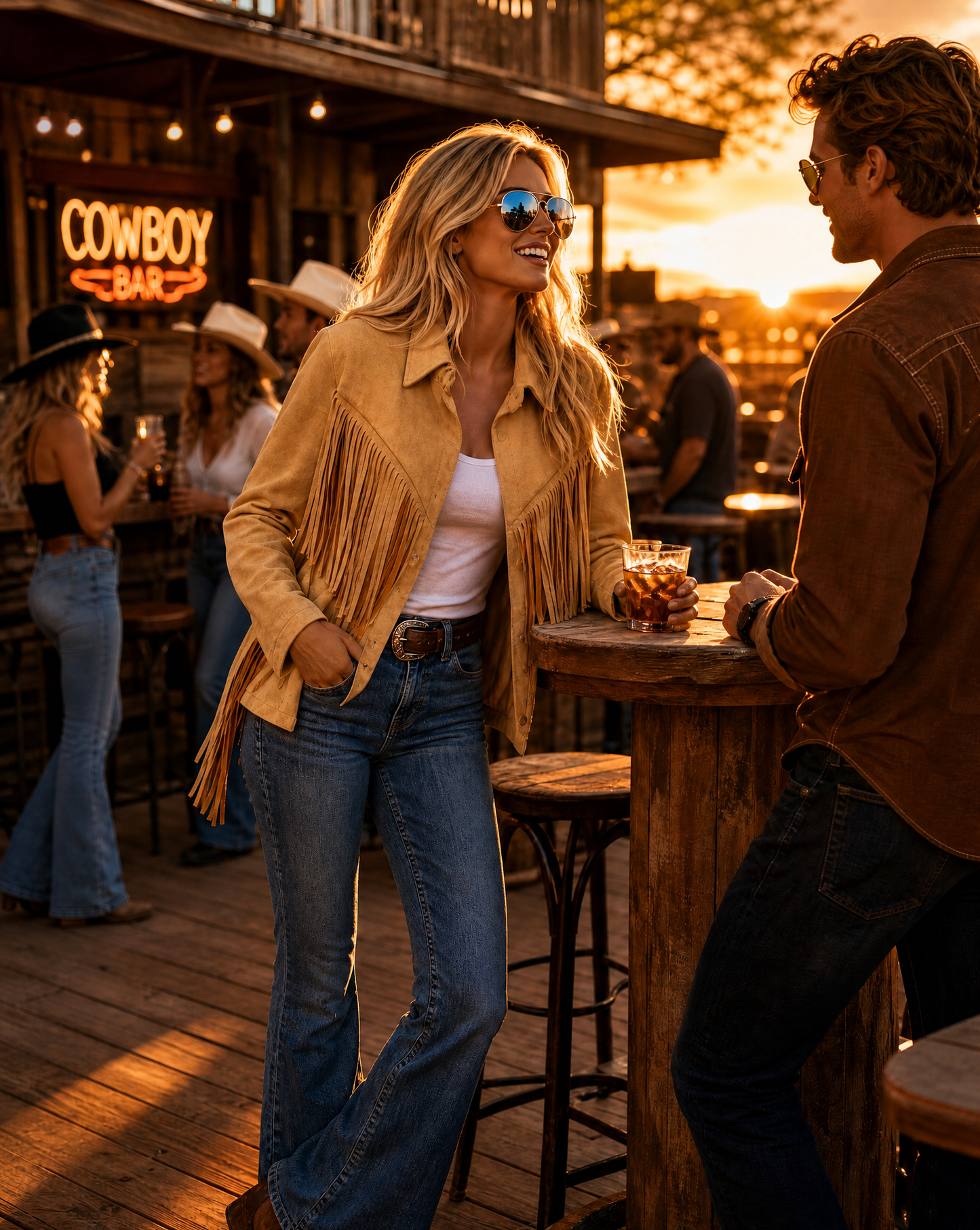Ariel Western Style Fringe Jacket