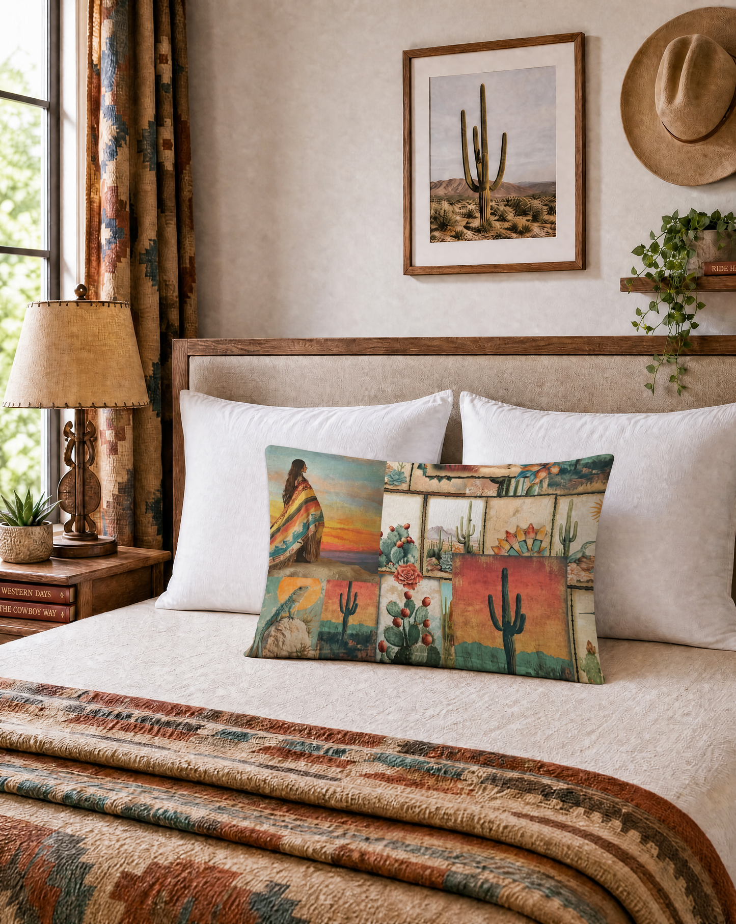Pictures of the Southwest Queen Size Pillow Case Made in America