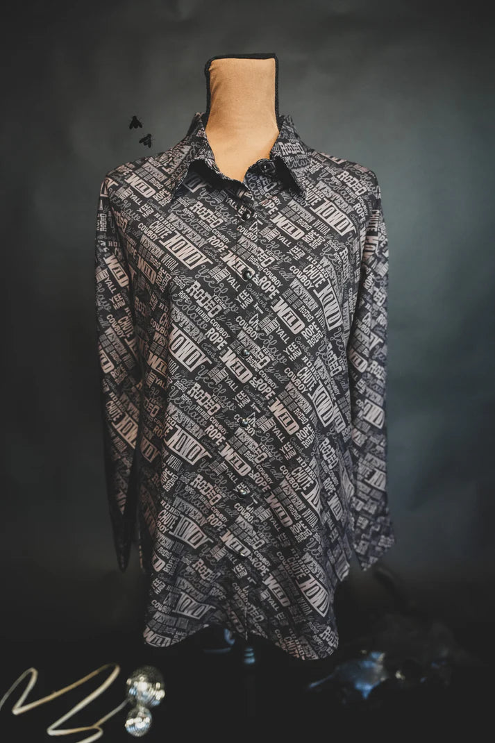 Hey Howdy Hey Women's Western Arena Button up Shirt